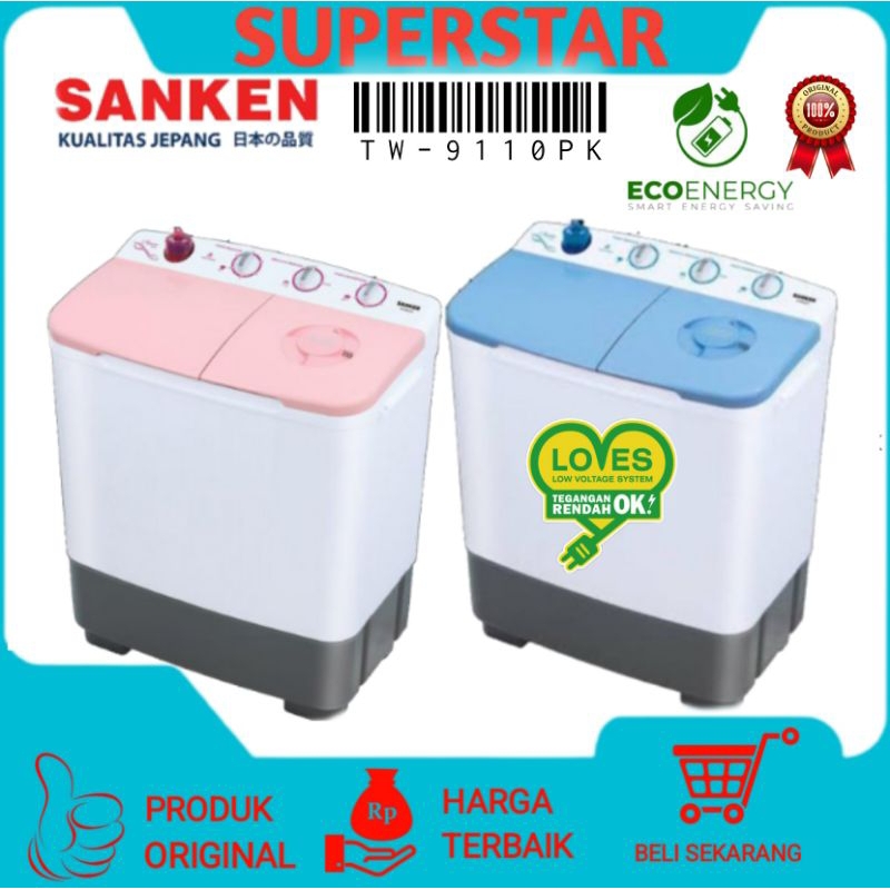 Mesin Cuci SANKEN TW9110PK