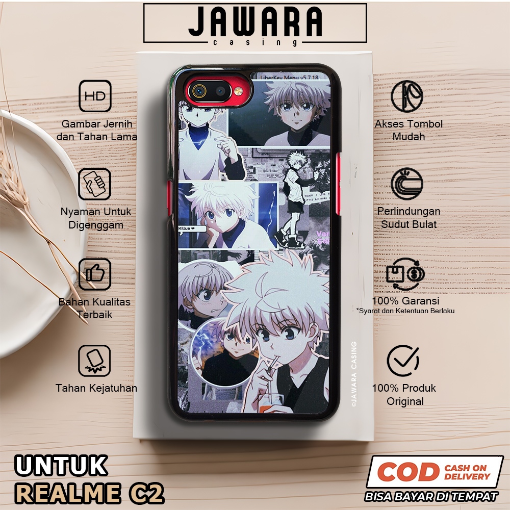 Case Realme C2 Casing Realme C2 [HXH] Premium Case Glossy Case Hp Realme Jawara Casing Hp Realme C2 