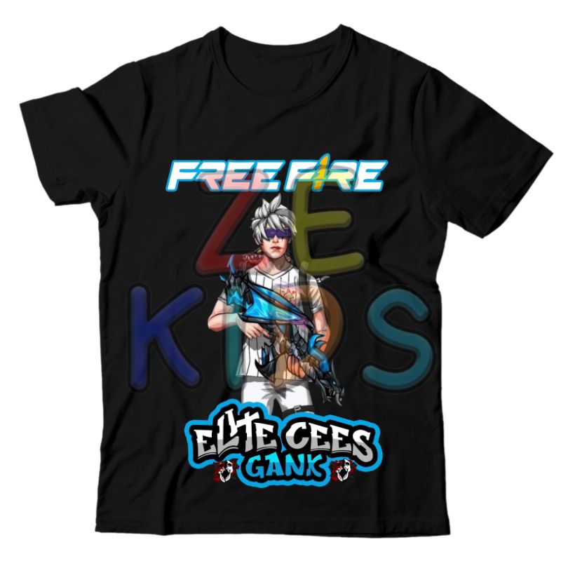 BISA COD FREE NAMA KAOS ANAK LOGO KARAKTER AK NAGA ELITE CEES GANK FF BAJU ANAK LOGO KARAKTER CHAR A