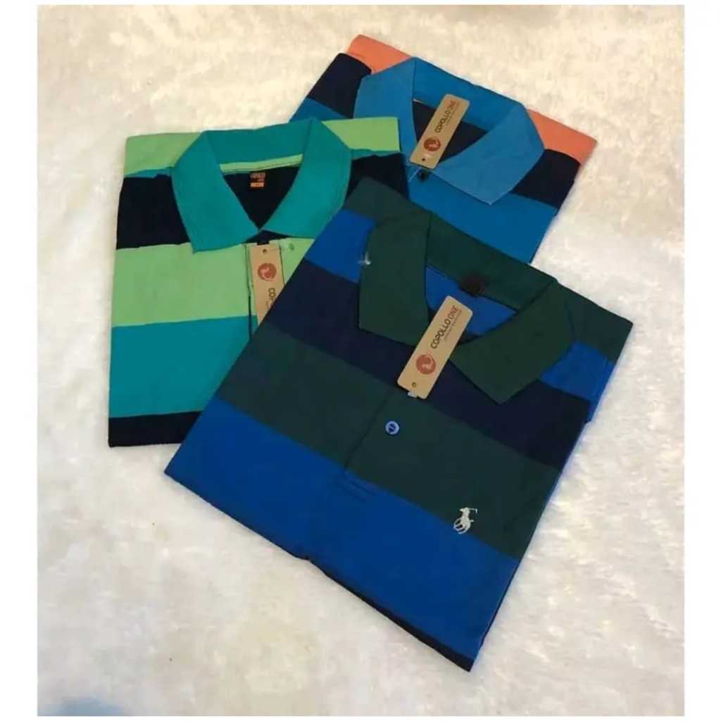 kaos Kerah salur pria terbaru / kaos kerah salur cowok / kaos kerah distro / Kaos Kerah Salur