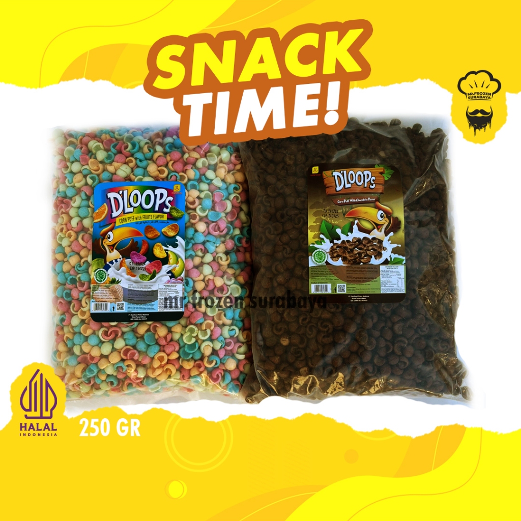 

DLoops Sereal Rasa Coklat Fruit Mix Dloops CORNPUFF