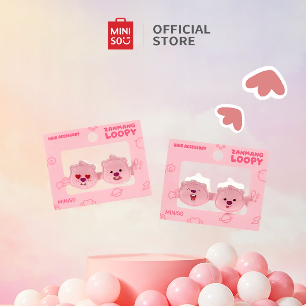 Miniso x ZANMANG Loopy Collection Hair Claw Clip Diamond-Like Klip Cakar Rambut Hair Clips Hiasan Ra