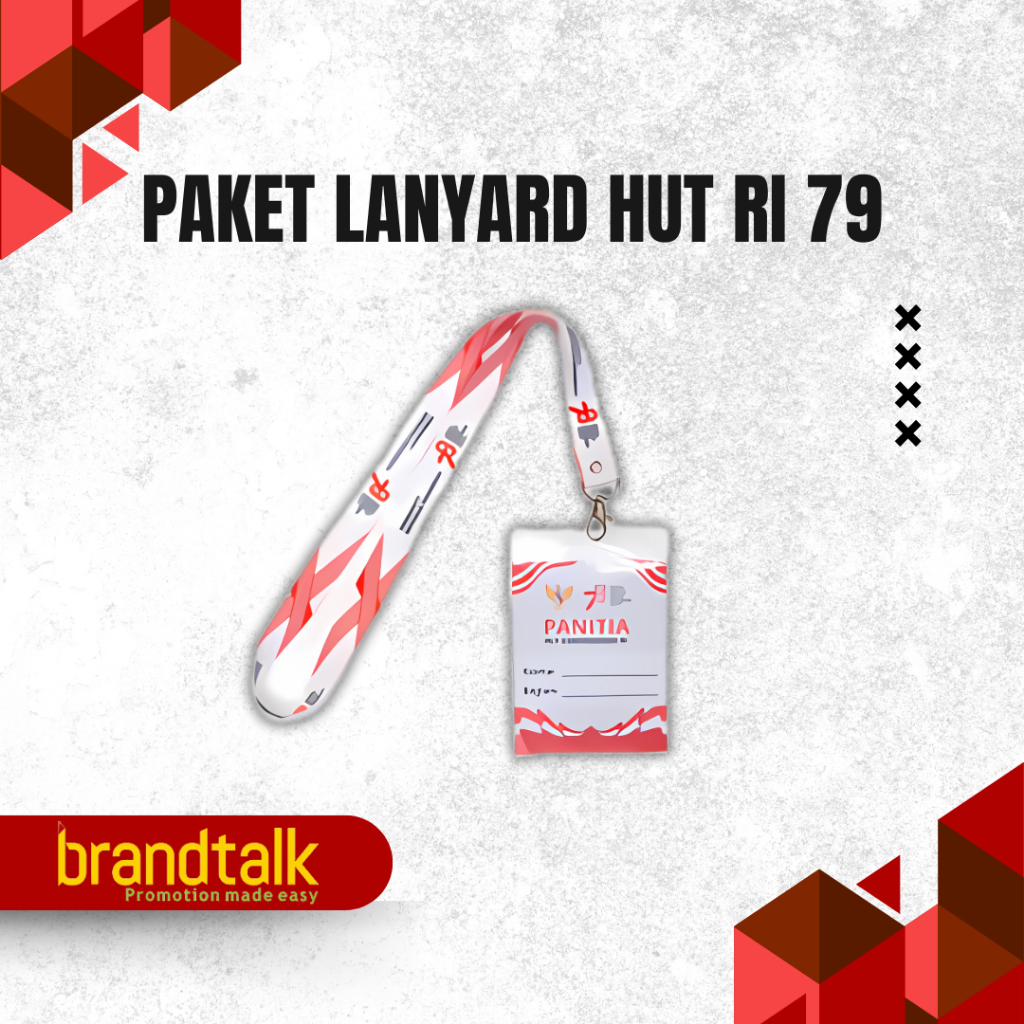 

PAKET COCARD + LANYARD SPESIAL HUT RI 80