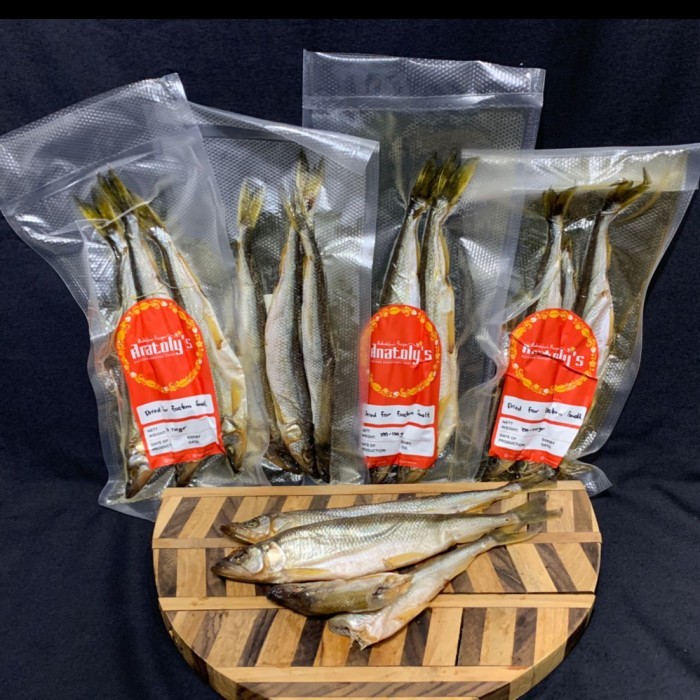 

Корюшка Дальневосточная (Dried Far Eastern smelt) 100-120gr (2-3pcs)