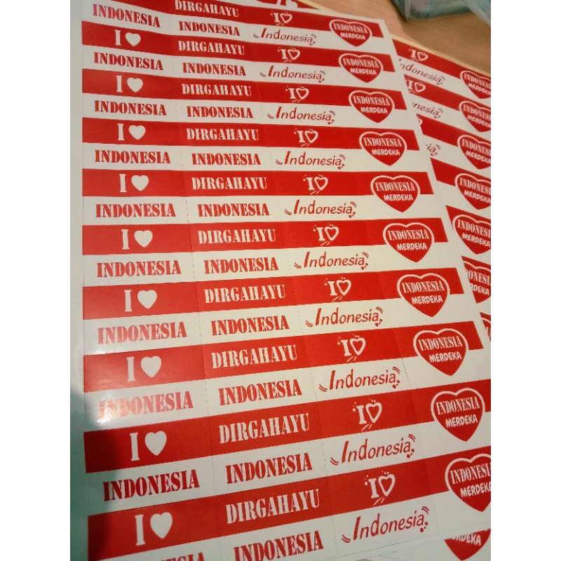 

stiker bendera merah putih termurah