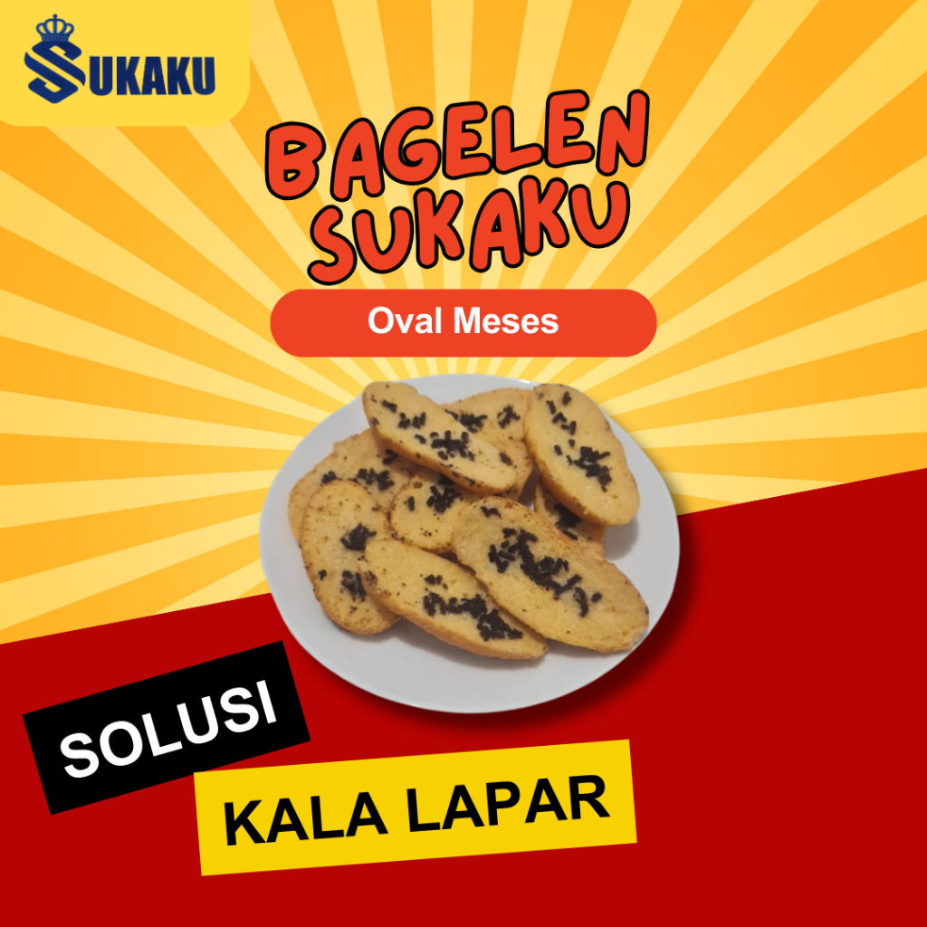 

Bagelen Oval Sukaku (5 Varian Rasa)