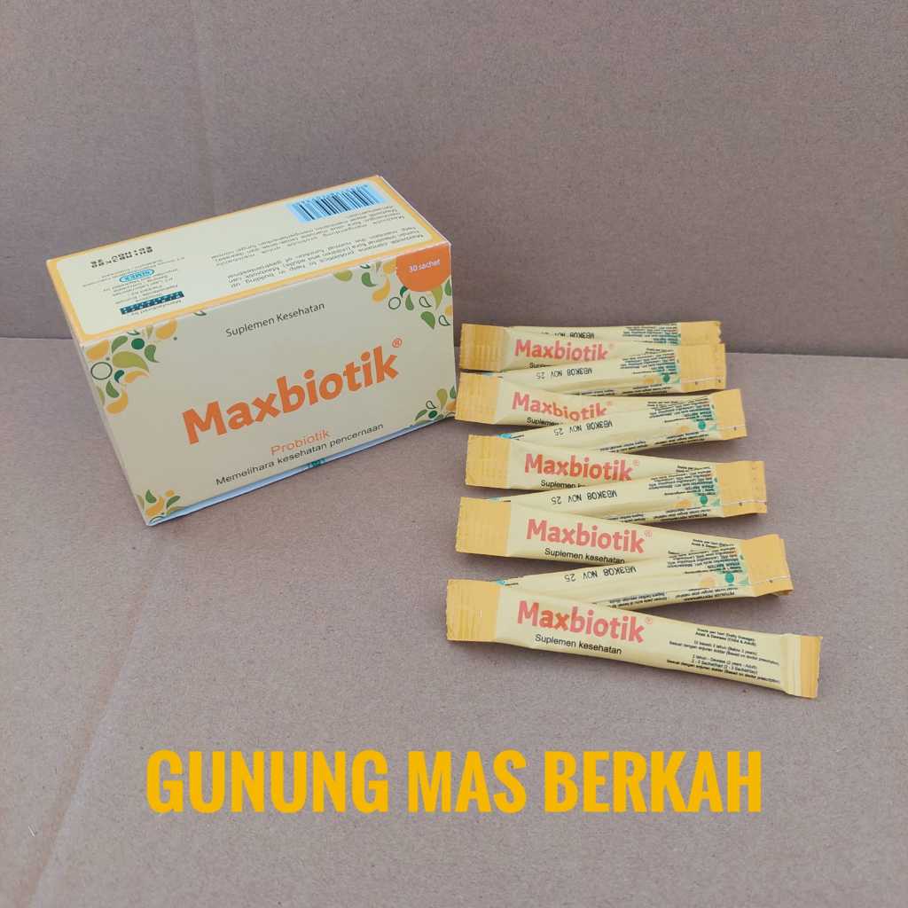 MAXBIOTIK Maxbiotik maxbiotik - Memelihara Kesehatan Pencernaan - (PER SACHET)