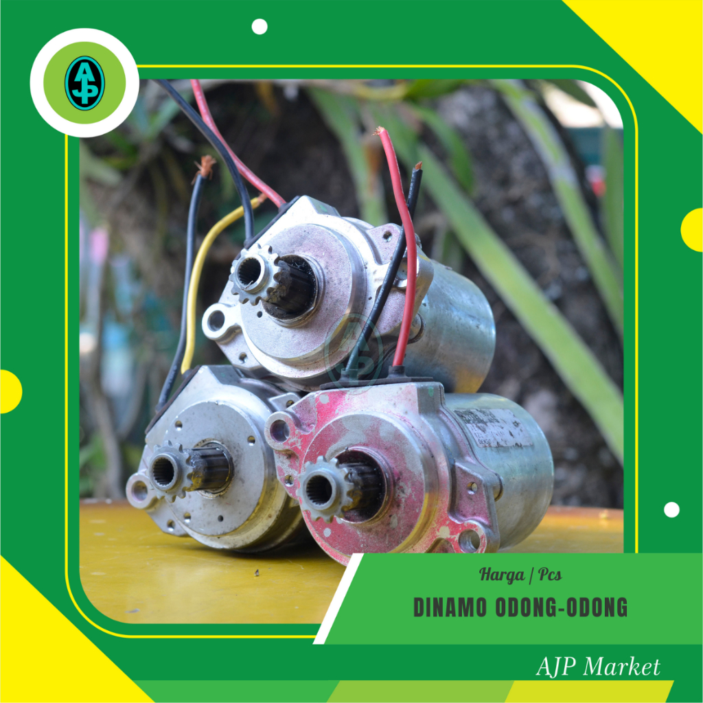 Dinamo odong odong 12 volt DC dinamo kereta panggung lengkap gear AJP Grup