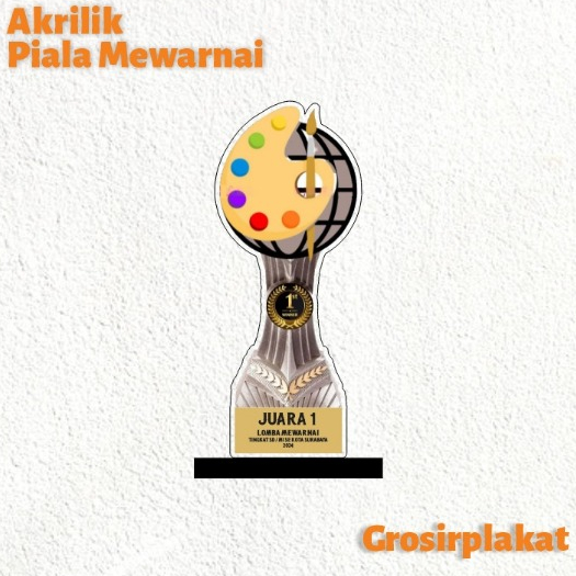 Piala Mewarnai Piala Melukis Piala Menggambar Custom