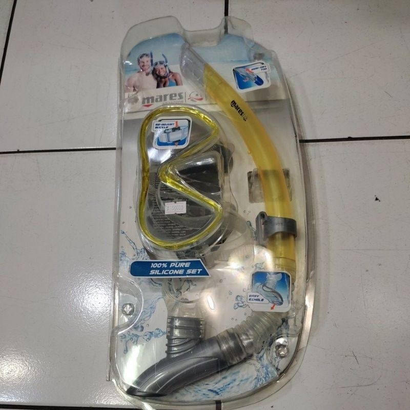 Paket alat selam merk mares (semi dry)