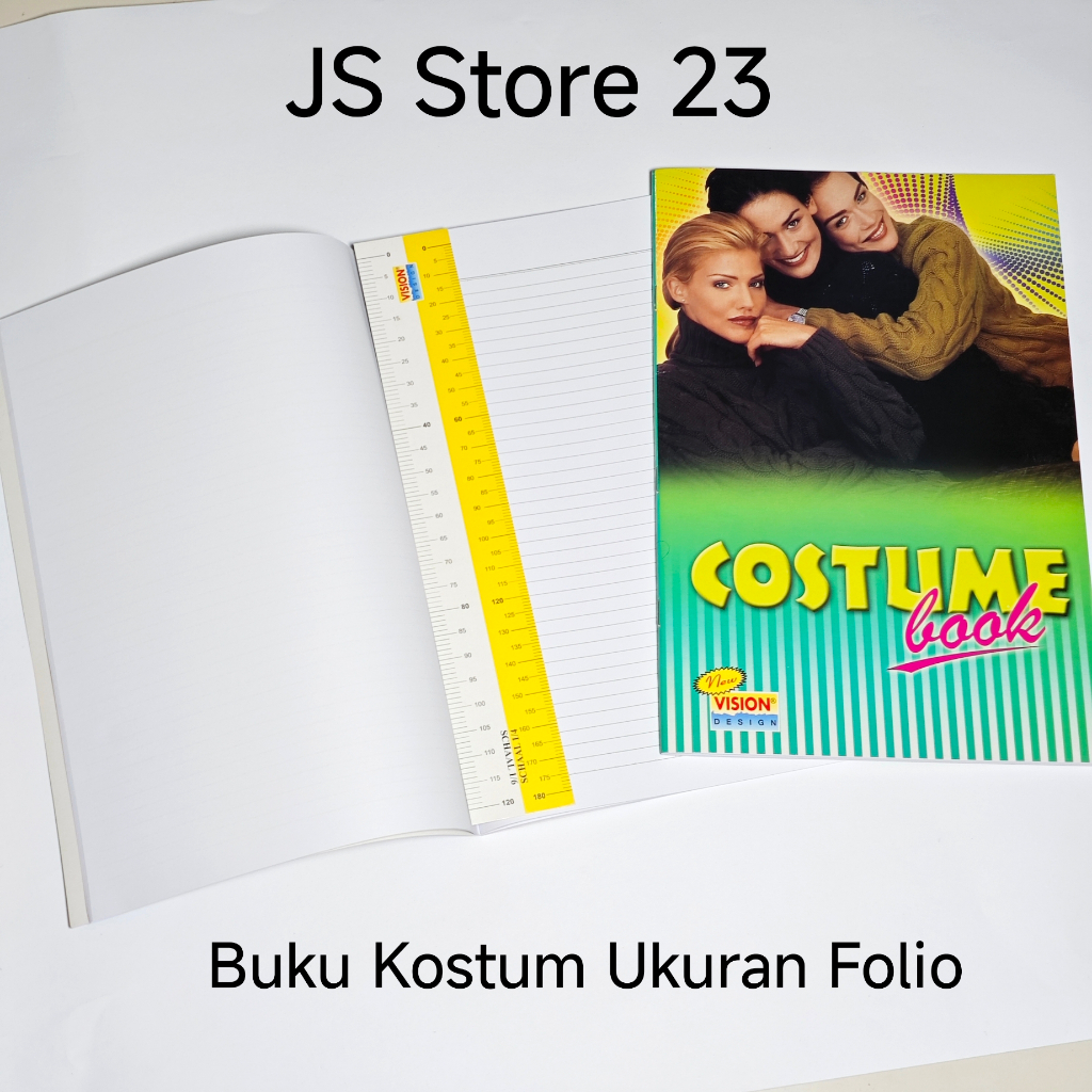 Buku Kostum Costume Folio F4 / Costume Book / Buku jahit Penjahit Jait / Buku Kostum
