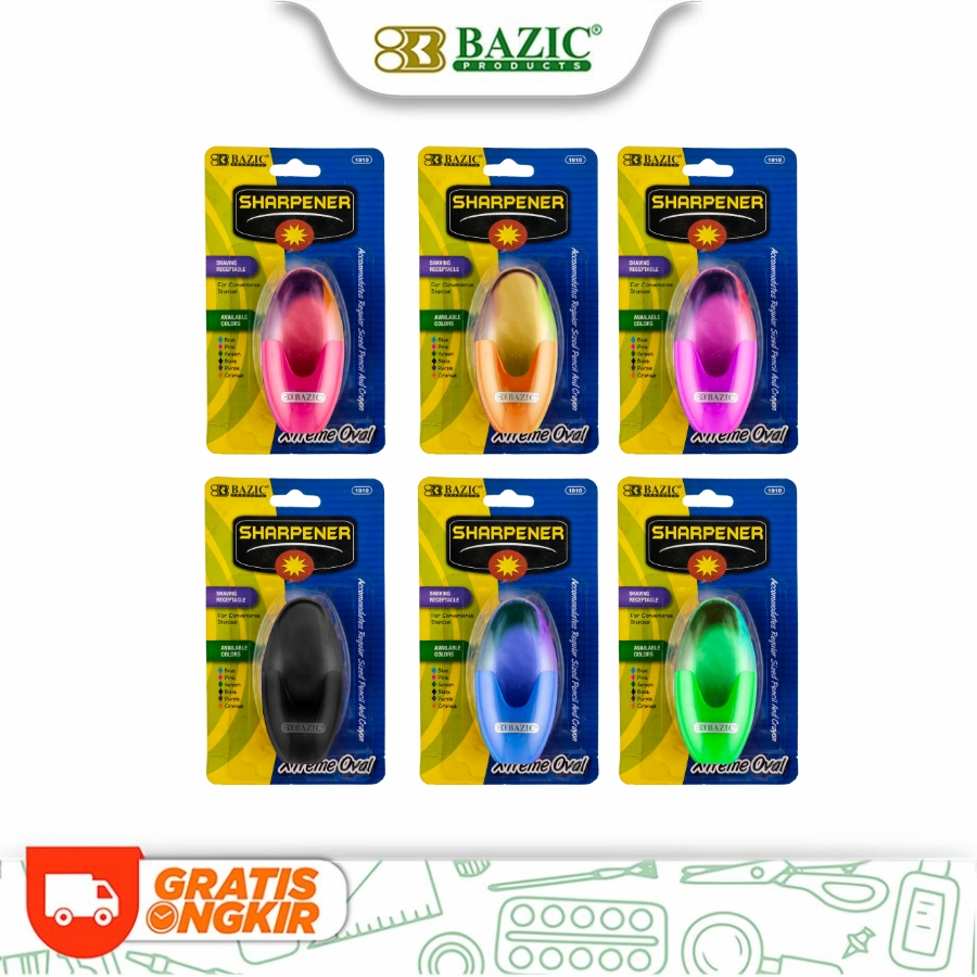 

Bazic Xtreme Oval Sharpener w/ Receptacle - Rautan
