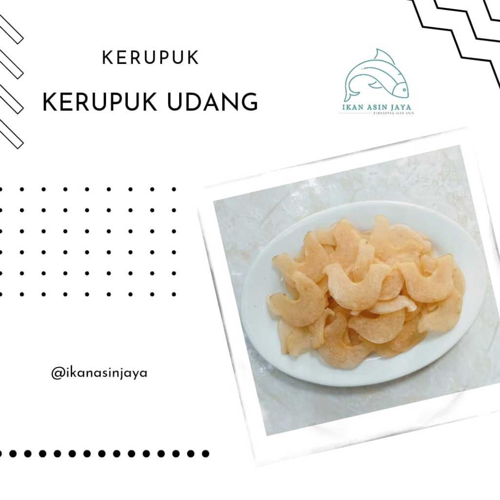 

Kerupuk Udang Mede Mentah/Bulan Sabit 500 Gram