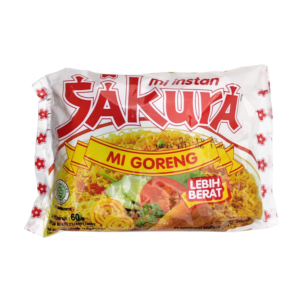 

Sakura Mi Goreng 60 Gr x 5 PCS - Mie Sakura Murah