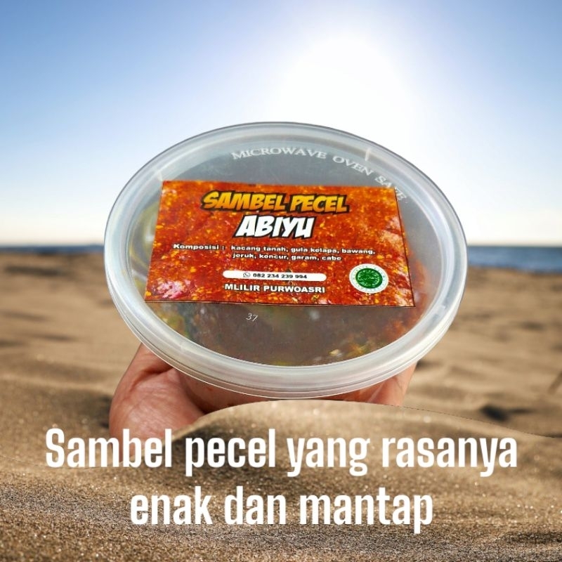 

sambel pecel Abiyu rasanya enak dan mantap (200gr)