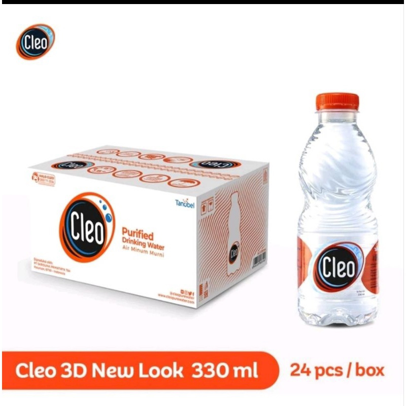 

Cleo 330 ML isi 24 pcs