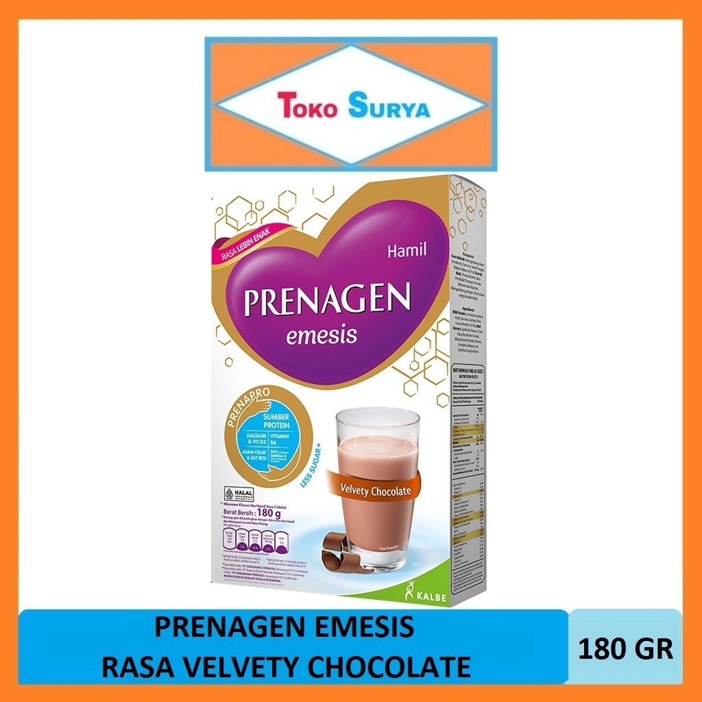 Prenagen Emesis Susu Ibu Hamil 0-3 Bulan Rasa Velvety Chocolate 180 Gr