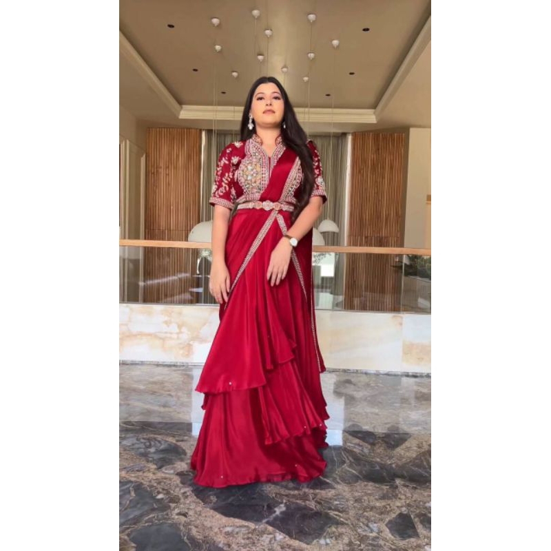 Sari Ready Made India Import Wanita
