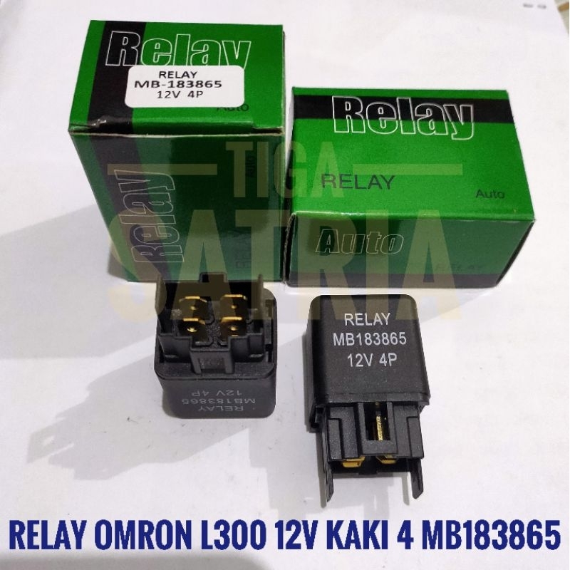 relay L300 Omron 12v kaki 4 MB183865