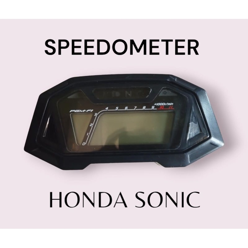 speedometer kilometer odometer honda sonic