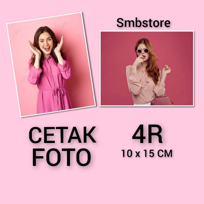 CETAK FOTO 4R 10 x 15 cm Laminasi glossy / silky