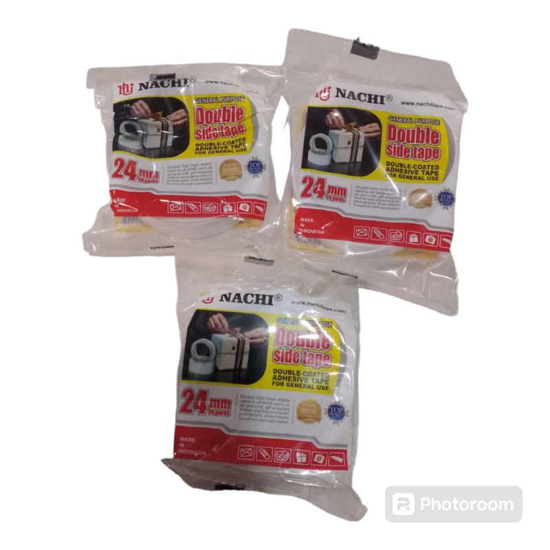 

Isolasi double tape 24mmx10 yard nachi