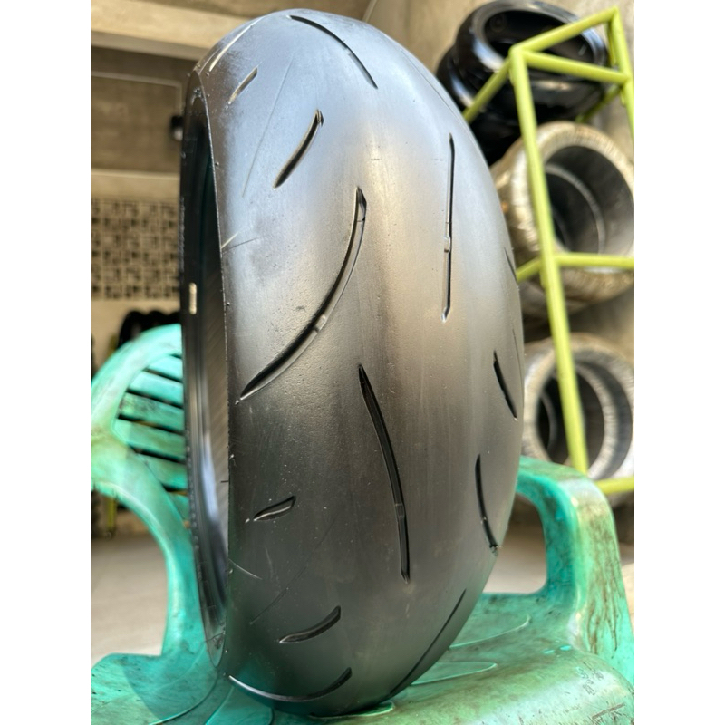 A DUNLOP SPORTMAX D214 190/55-17 BAN SLICK EX RACE LIMBAH MOGE GAMBOT TAPAK LEBAR BIG BLOCK DUAL PUR