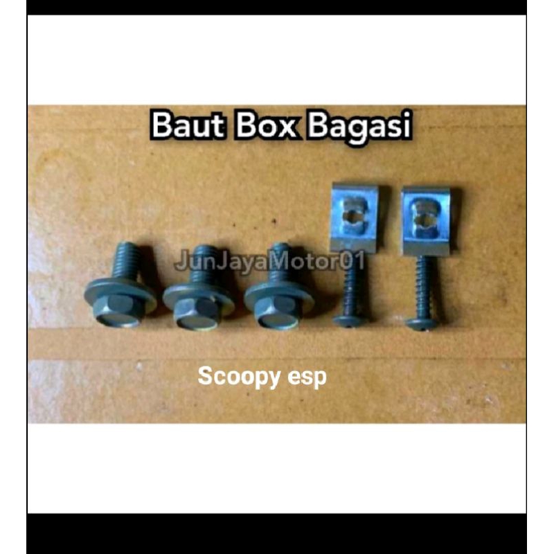 baut box bagasi Scoopy esp