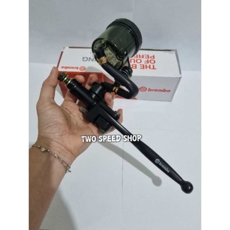 handle master rem kanan tabung big smoke plus kiri kopling model RCB universal untuk semua motor Sco
