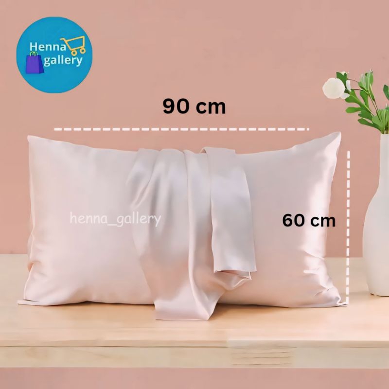 Sarung Bantal 60x90 tncel sutra organik premium KING SIZE 60x90