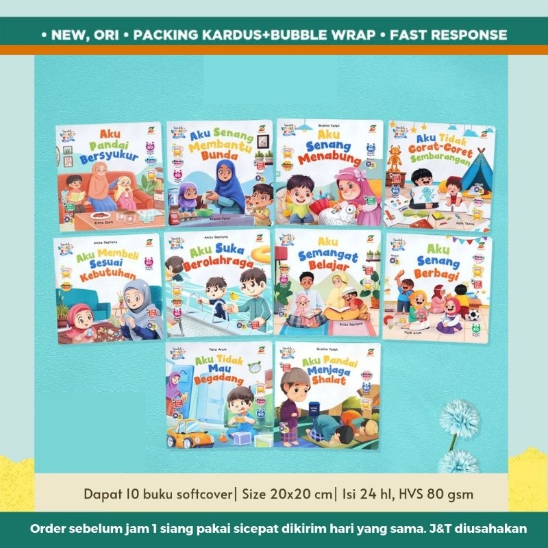 Buku 10 Karakter Hebat Anak Muslim Ziyad