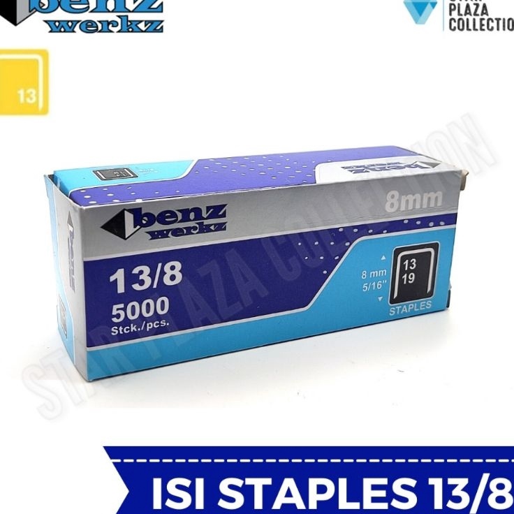 

Meroket Isi Staples Manual Staples Tembak Guntacker Merek BENZ WERKZ RAPID RAPIDE Original Uk 138mm 8mm untuk Pengerjaan Jok Motor Jok Mobil Sofa Funiture Kayu