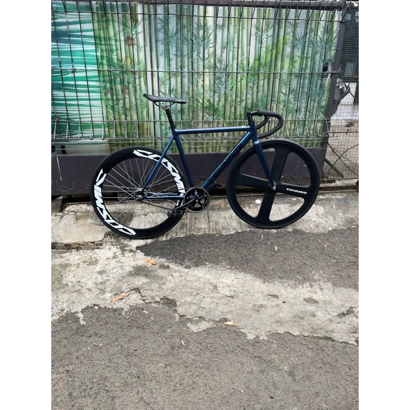 New original full bike sepeda fixie tsunami  snm 100 Alloy Ringan