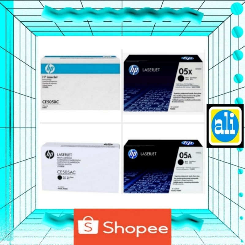 TONER LASERJET HP 05A / 05AC / 05X / 05XC (CE505A/CE505AC/CE505X/CE505XC) BLACK ORIGINAL