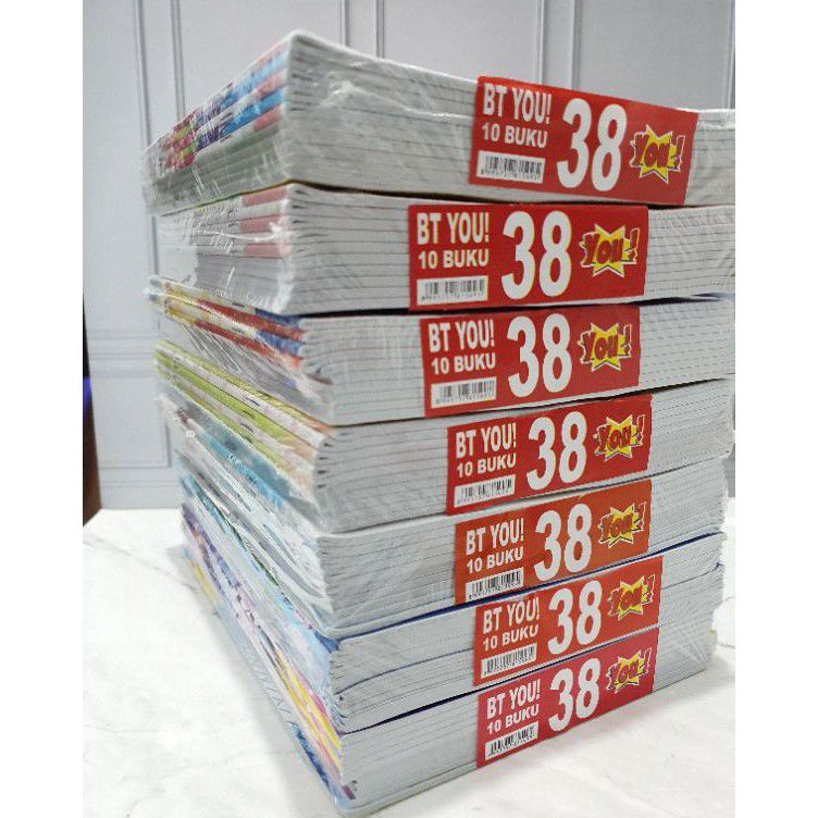 

High Quality 1 PCS BUKU TULIS MURAH 38 LEMBAR MERK YOU BY KIKY