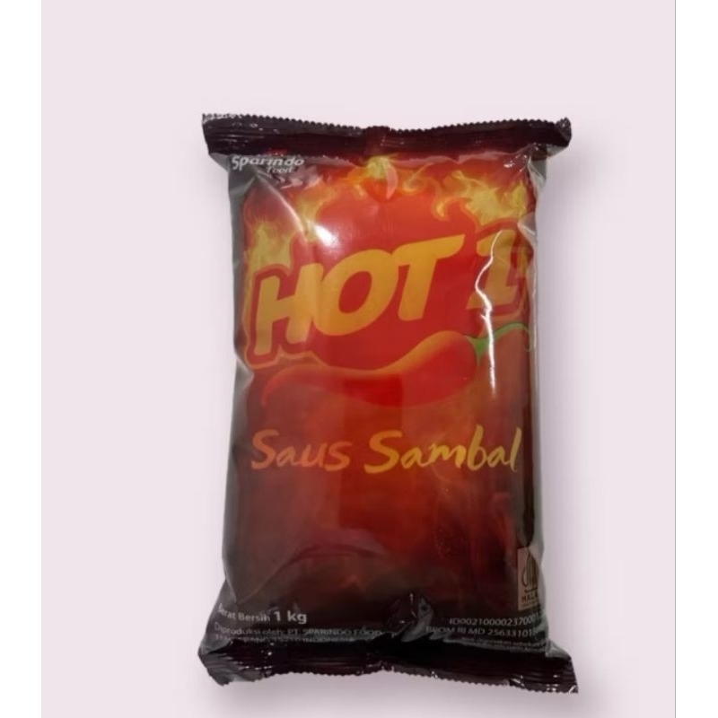 

Hot 1 saos sambal pedas 1kg | saus sambal