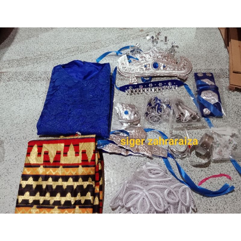 1set baju adat Lampung#baju adat Lampung#siger Lampung
