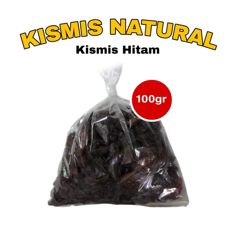 

KISMIS HITAM 100gr Dark Raisin Kismis Original