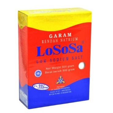 

Lososa Garam Sehat Rendah Natrium Sodium Garam Diet 500 Gram Less Sodium Salt