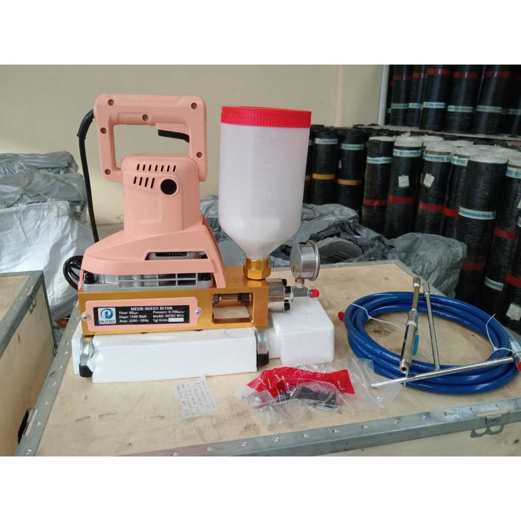 Mesin Injeksi PU Epoxy Tipe M16 / Grouting Machine Type M16 Alat Injeksi Beton Semen