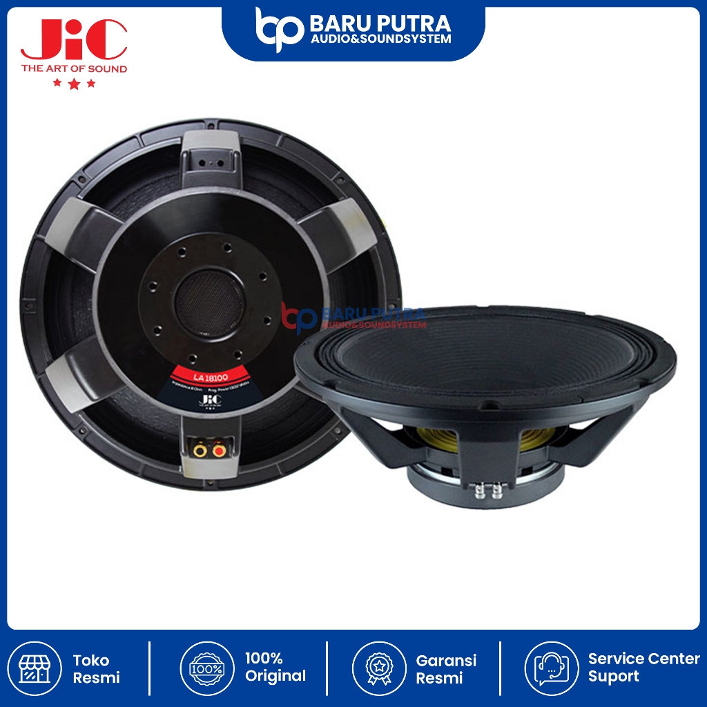 Speaker Komponen JIC LA 18100 18Inch / Speaker Component 18" LA-18100