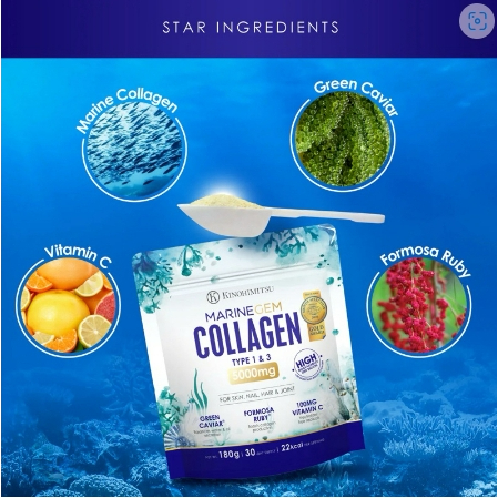 Kinohimitsu Kinohimitsu Marine Collagen 180g 5000mg 30-day Supply Prowhite