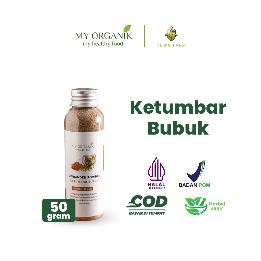 

My Organik Coriander Powder Ketumbar Bubuk 50gr 100g 150g Murni Organik