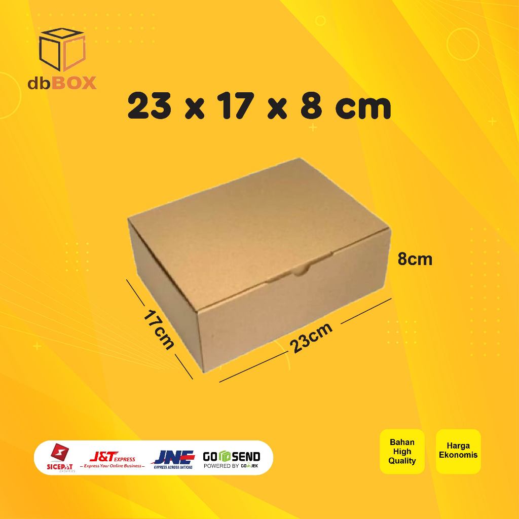

Kardus 23x17x8 cm | Box Die Cut & Easy Usage | Box Aksesories
