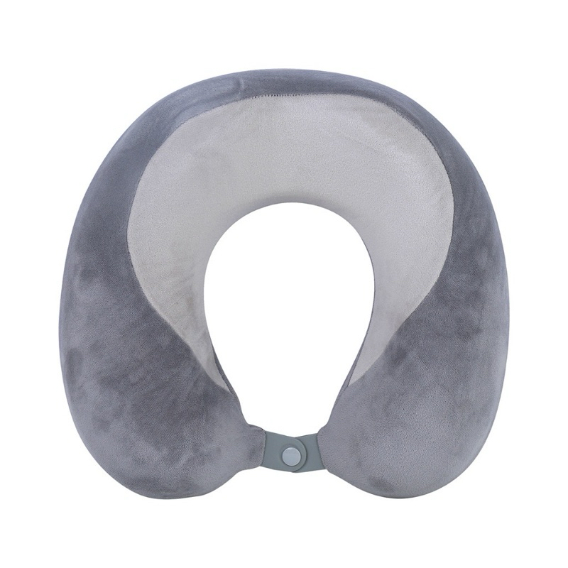 MINISO Bantal Leher U-shape bantal leher dewasa Tidur Siang Bantal Mewah Busa Memori Travel Neck Pil