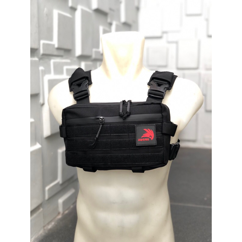 tas dada tactical hitam/tas dada black / tas dada waterproof