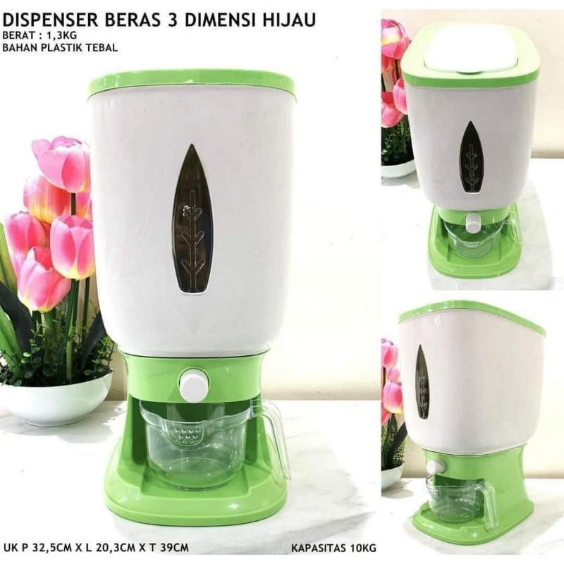 DISPENSER BERAS 10 LITER