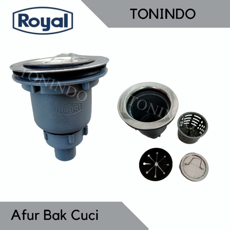 Afur Bak Cuci Piring Royal/ Saringan Pembuangan Sink Dapur