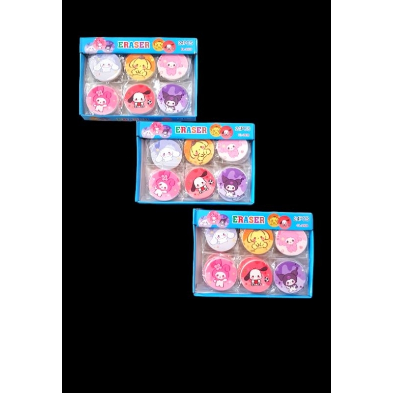 

STIP PENGHAPUS FANCY SANRIO ISI 24 PCS