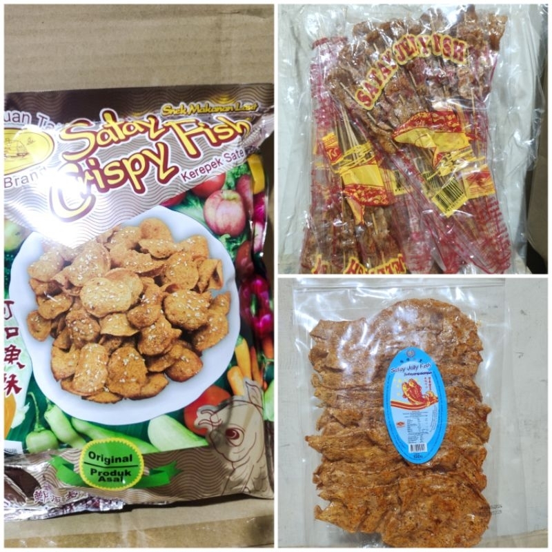 

Satay Crispy Fish / Satay Jelly fish / Satay Jelly fish ikan